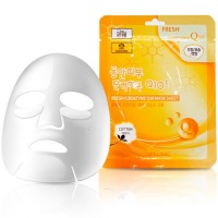 НАБОР/Тканевая маска для лица КОЭНЗИМ Fresh Coenzyme Q 10 Mask Sheet, 10 шт - Trend Beauty