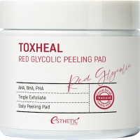 ESTHETIC HOUSE Пилинг-подушечки МИНДАЛЬНЫЕ Toxheal Red Glyucolic Peeling Pad, 100 мл (100 шт) - Trend Beauty