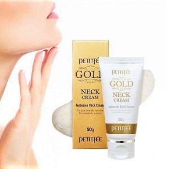 PETITFEE Крем д/шеи антивозрастной GOLD INTENSIVE NECK CREAM, 50 гр - Trend Beauty